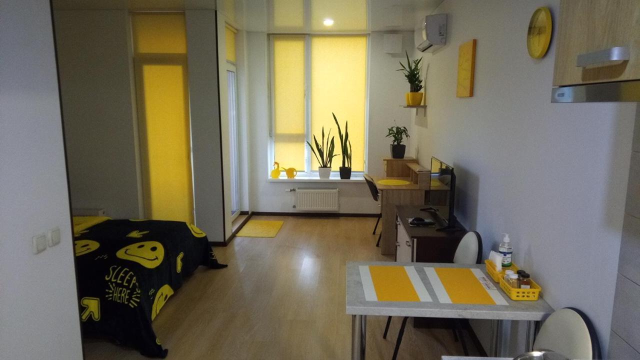 Positive Smile Studio Apartment In The Colorful Comfort Town Residental Complex. Kt-06. Kyjev Exteriér fotografie