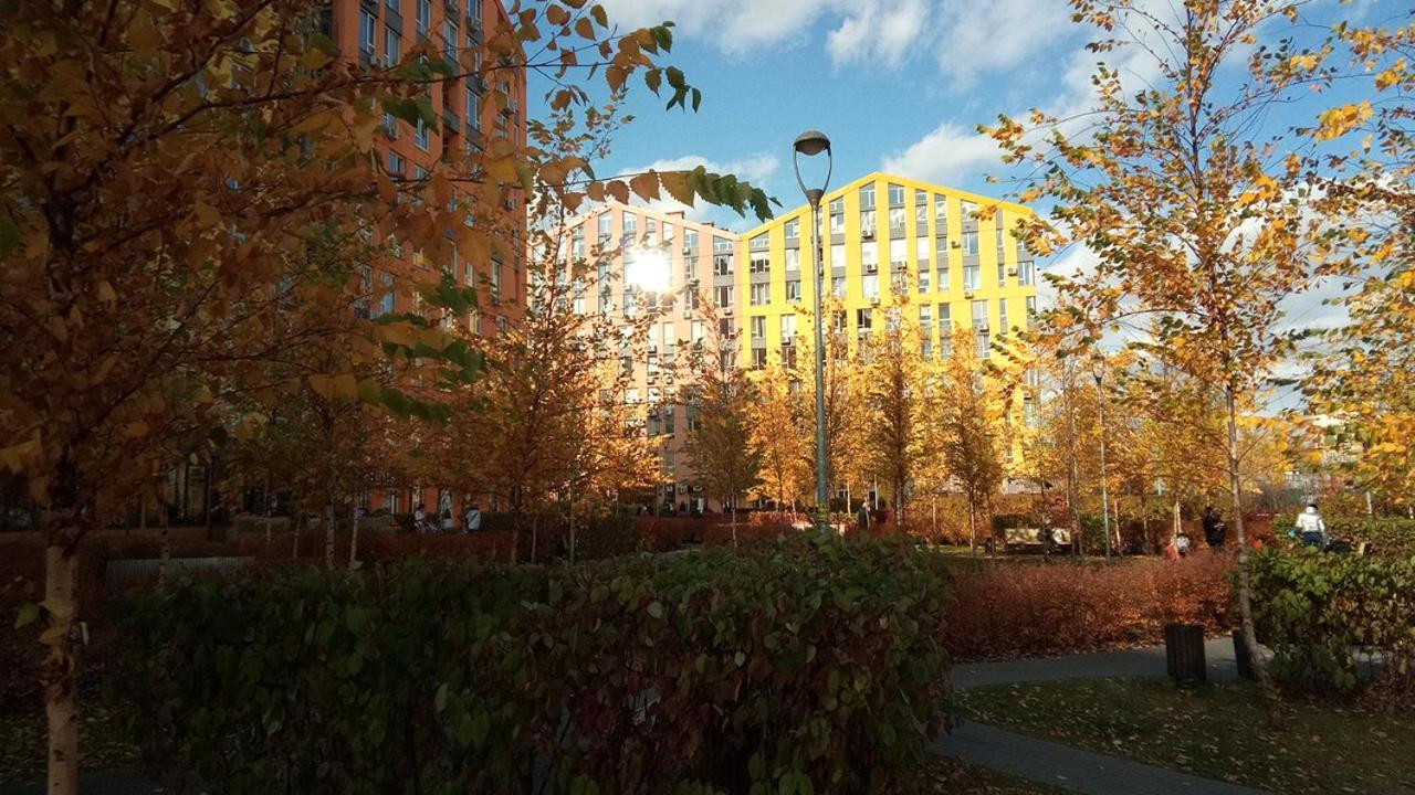 Positive Smile Studio Apartment In The Colorful Comfort Town Residental Complex. Kt-06. Kyjev Exteriér fotografie