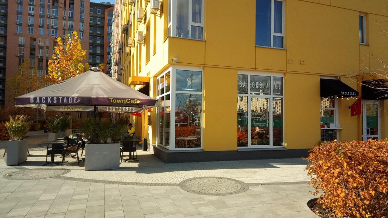 Positive Smile Studio Apartment In The Colorful Comfort Town Residental Complex. Kt-06. Kyjev Exteriér fotografie