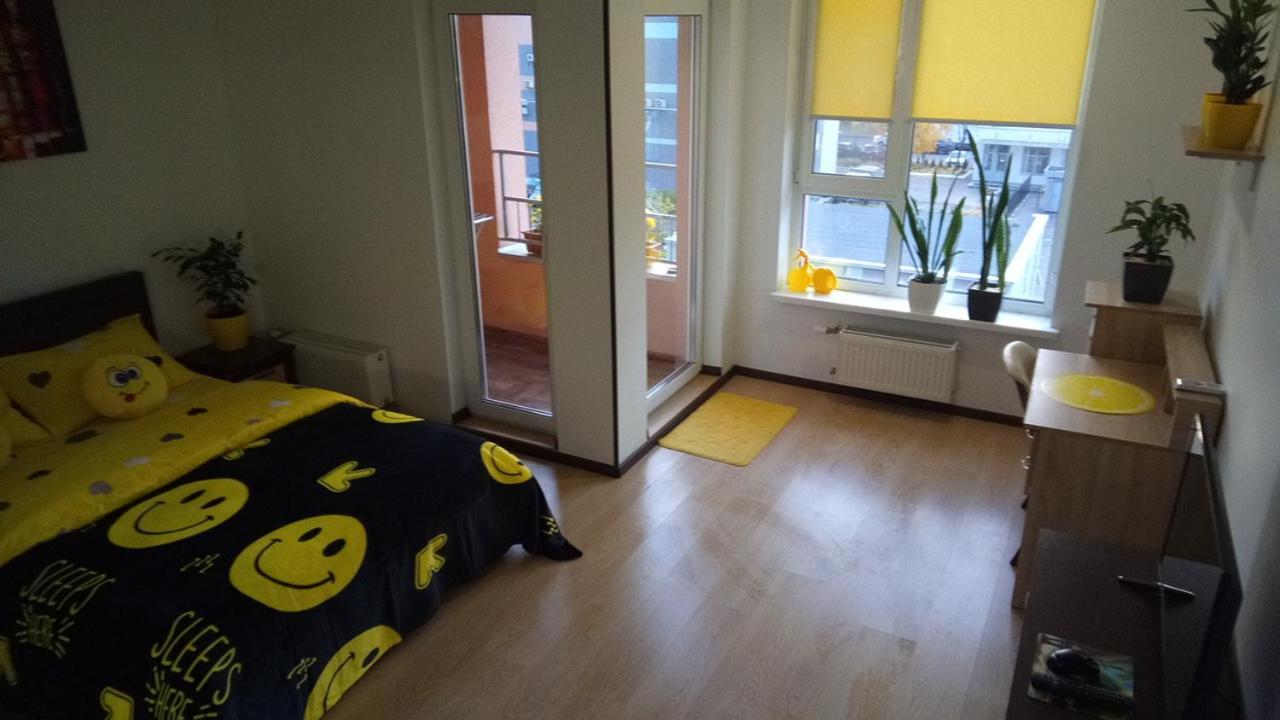 Positive Smile Studio Apartment In The Colorful Comfort Town Residental Complex. Kt-06. Kyjev Exteriér fotografie