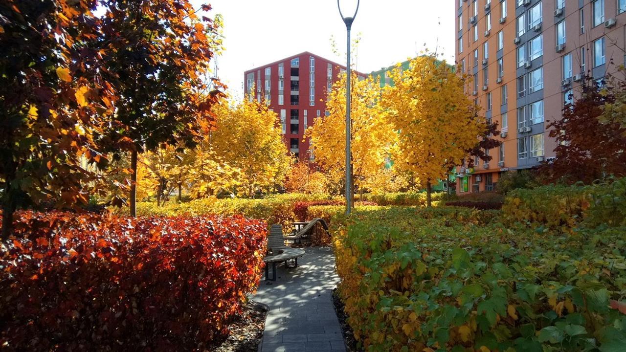 Positive Smile Studio Apartment In The Colorful Comfort Town Residental Complex. Kt-06. Kyjev Exteriér fotografie