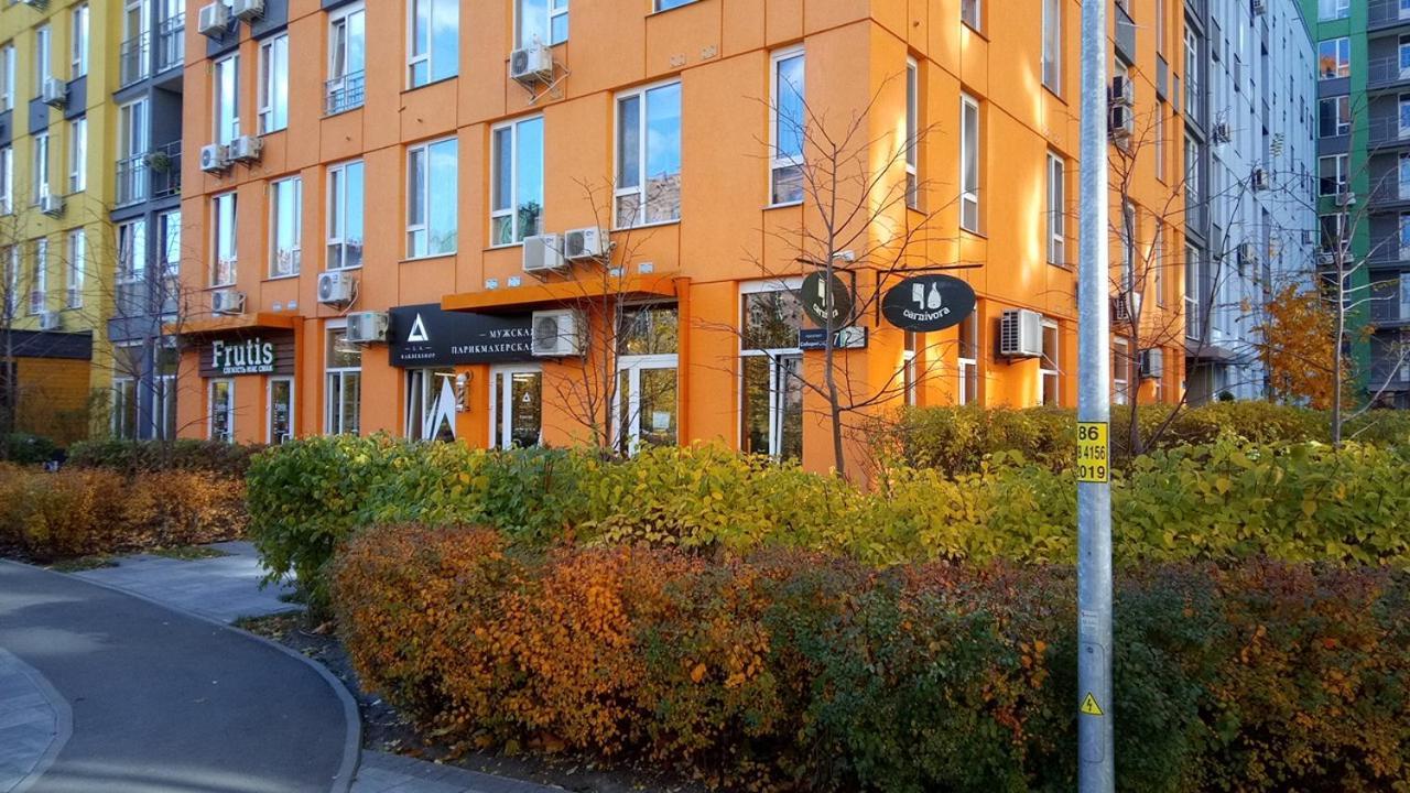 Positive Smile Studio Apartment In The Colorful Comfort Town Residental Complex. Kt-06. Kyjev Exteriér fotografie