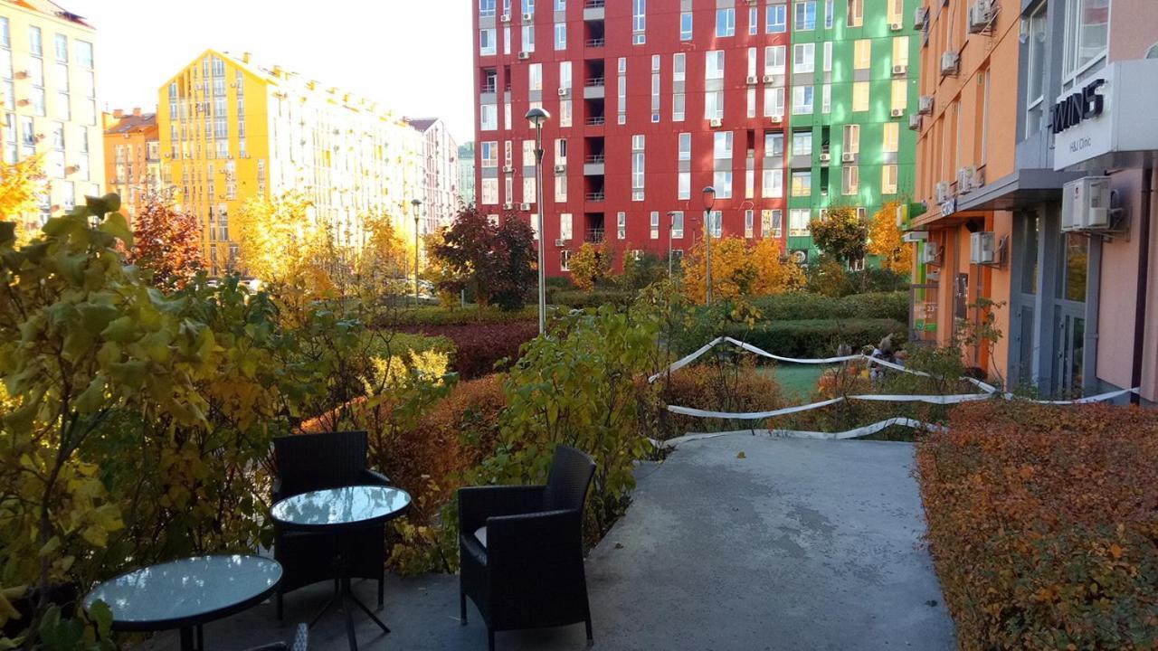 Positive Smile Studio Apartment In The Colorful Comfort Town Residental Complex. Kt-06. Kyjev Exteriér fotografie